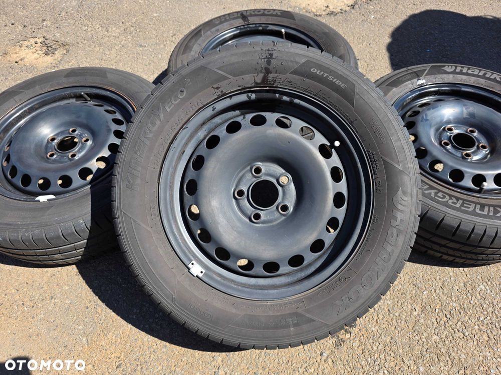 [L58] Koła stalowe lato VW POLO 15 cali 5x100 Hankook R15 185/65