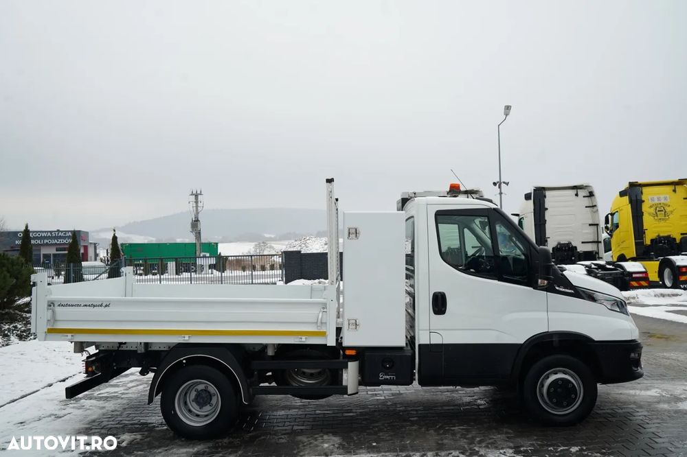 Iveco DAILY 70-180 / BASCULATOR SPATE 2.8 M / MTA: 7.0 T / BLOCARE PUNȚI / DUBLU / HI-MATIC - 16