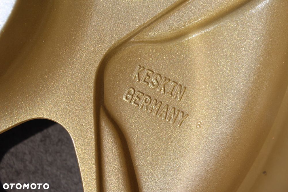 keskin kt 5 18cali 5x112 et35 8,5j audi skoda mercedes vw złote gold - 9