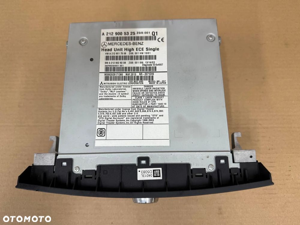 MERCEDES E W212 LIFT RADIO PANEL NAWIGACJA A2129005325 - 3