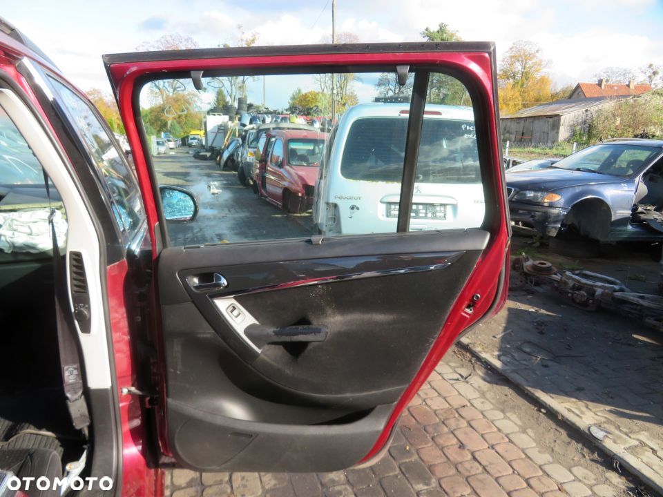 DRZWI TYLNE PRAWE C4 GRAND PICASSO I KHLD 9008P6 9008S8 CZERWONY BURLAT CITROEN 2006-2010 - 5