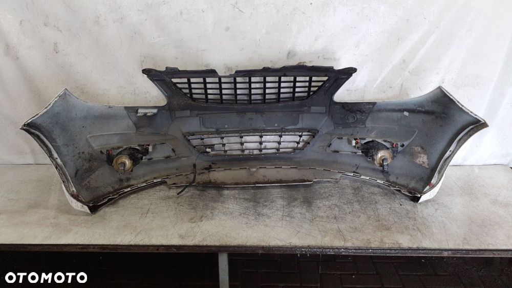 * ZDERZAK PRZÓD PRZEDNI OPEL CORSA D  BIAŁY Y474 HALOGENY DOKŁADKA IRMSCHER TUNING !! - 5