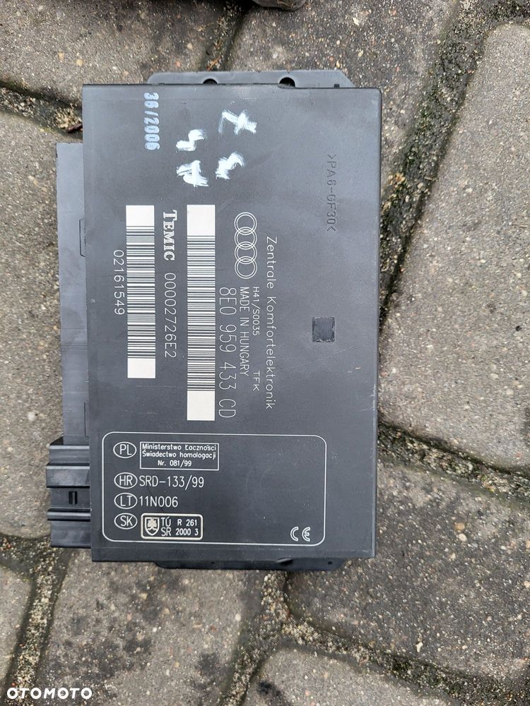 Moduł komfortu audi a4 b7