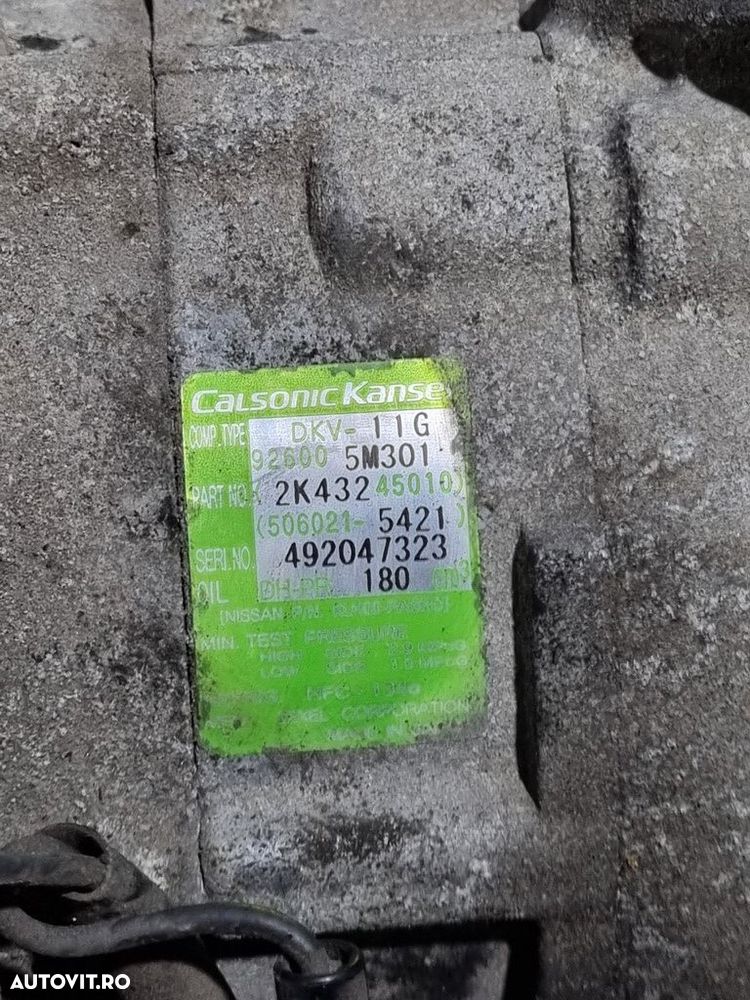 Compresor clima Nissan X - Trail T30 2.2 Dci 2001 - 2008 YD22ETI(YD22DDTI) (1325) - 3