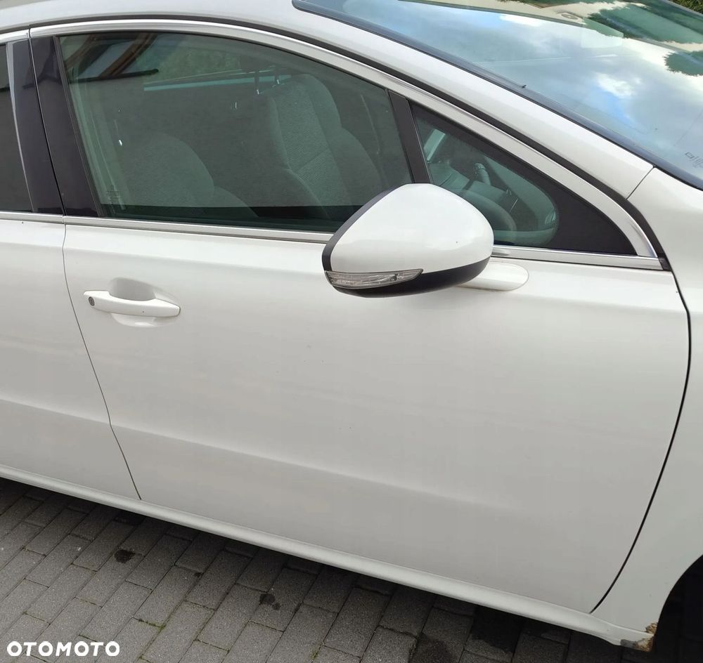 peugeot 508 1 i lift 15-18 drzwi prawe przednie prawy przód białe ewpb - 4