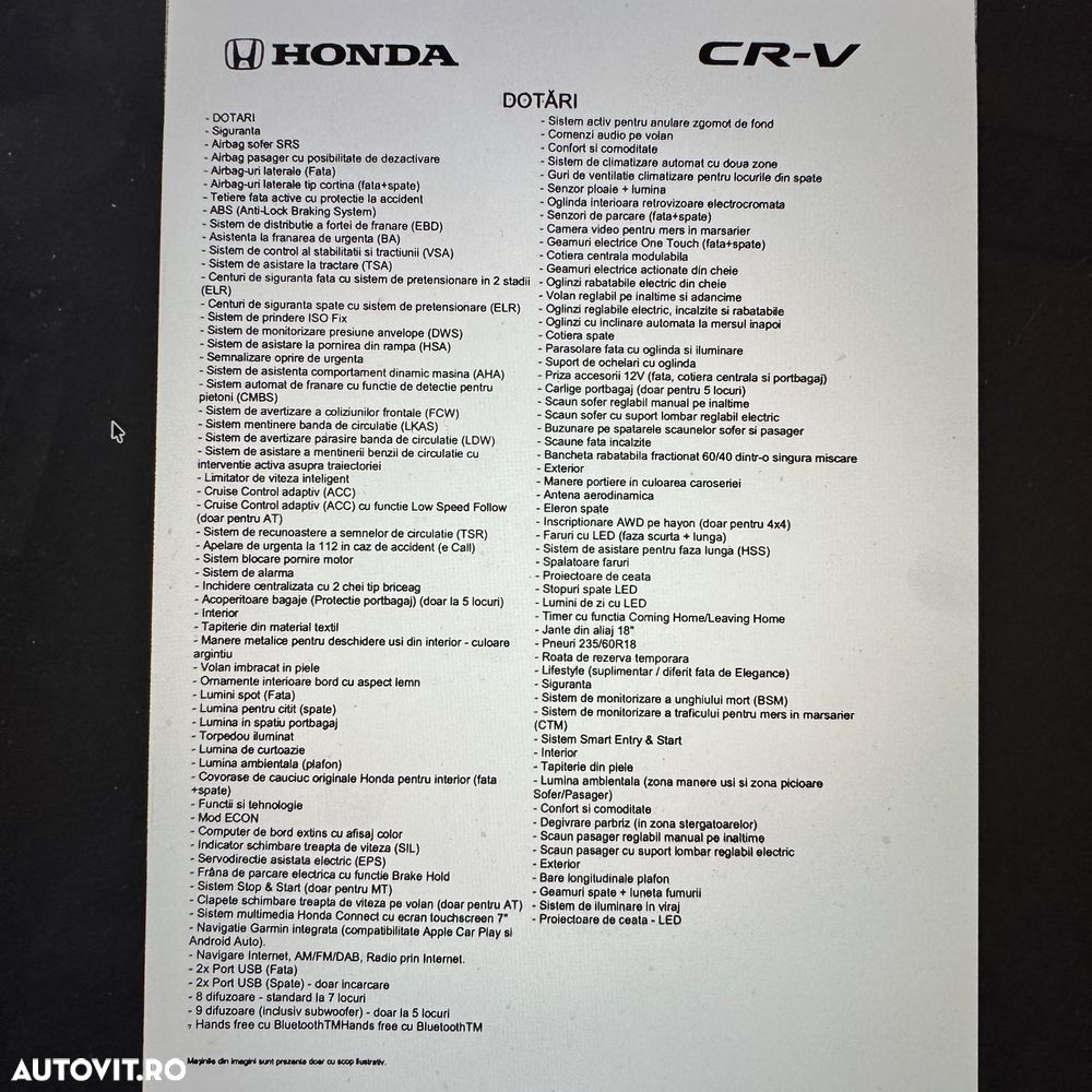 Honda CR-V 1.5 VTEC Turbo 4WD 6MT Lifestyle - 11