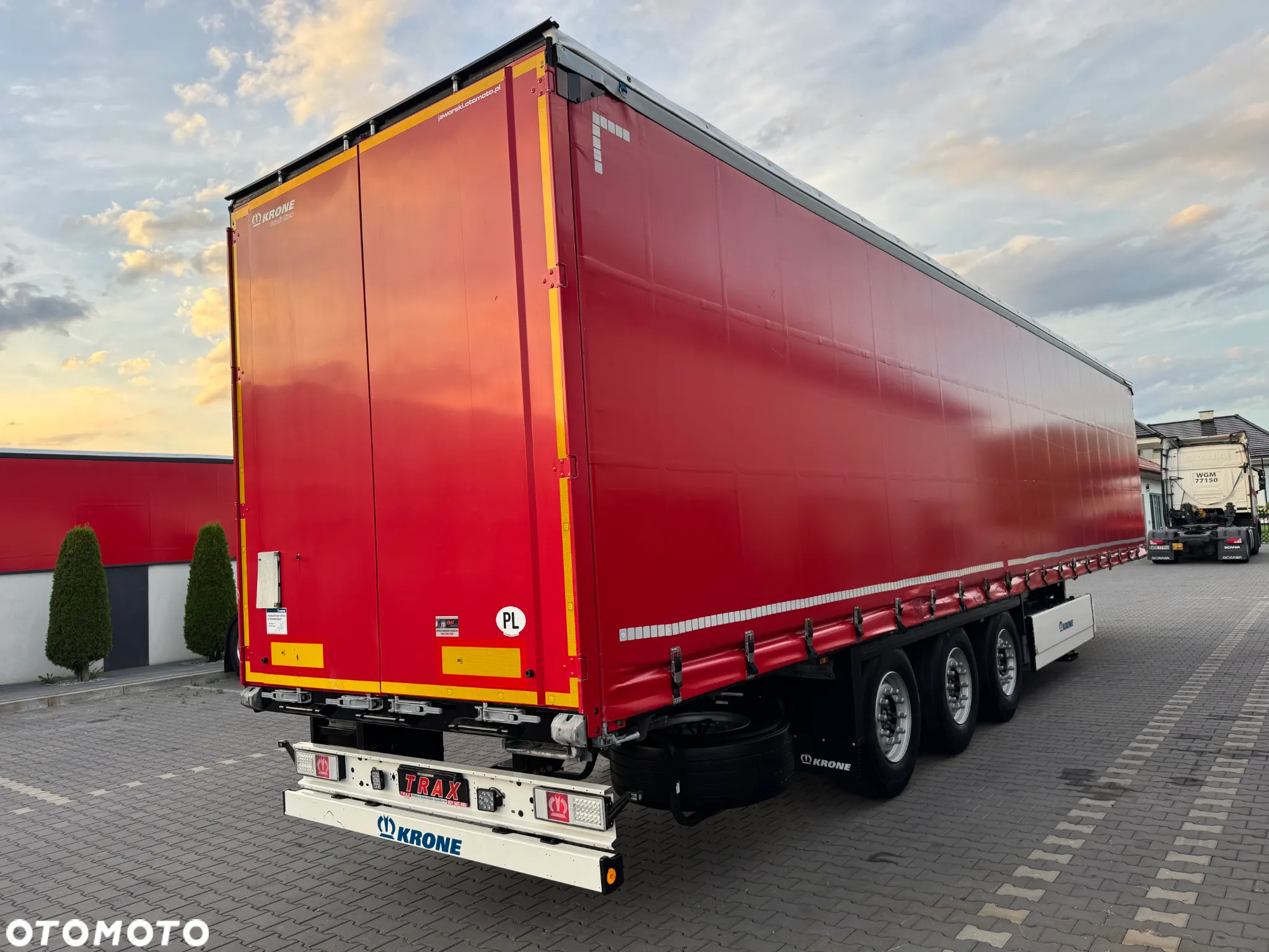 Krone FIRANKA STANDARD, XL, OS PODNOSZONA, KOSZ PALETOWY, 2023 R, SUPER STAN - 3