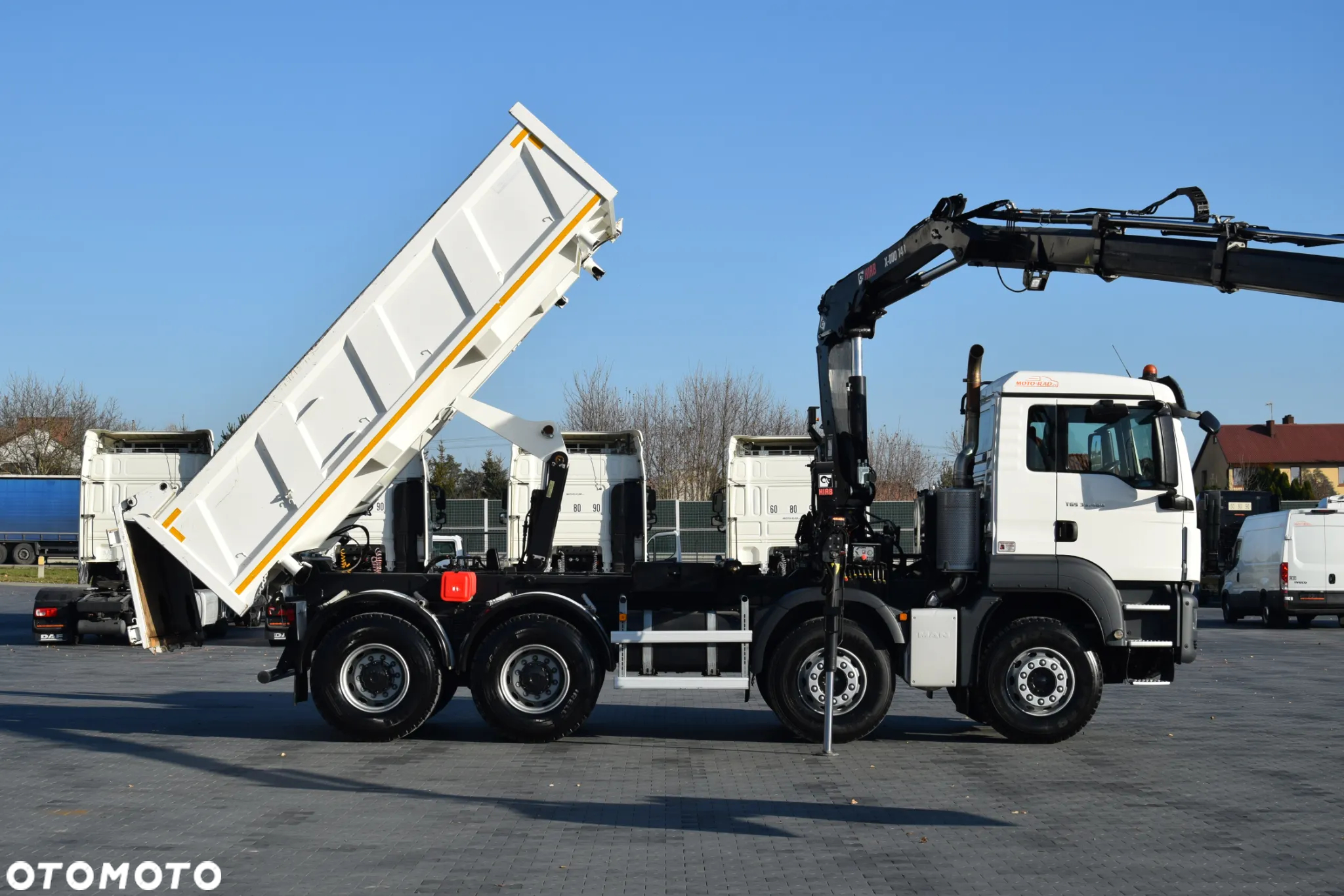 MAN TGS 35.420 / 8x4 / EURO 6 / UDT / HDS HIAB X-DUO 148 B-3 / ROTATOR / CHWYTAK / WYSUW x3 / STEROWANIE x3 / WZMOCNIONA RAMA / WYWROTKA / HYDROBURTA / AUTOMAT / KAMERA COFANIA / 2018 / NISKI PRZEBIEG / SPROWADZONY - 23