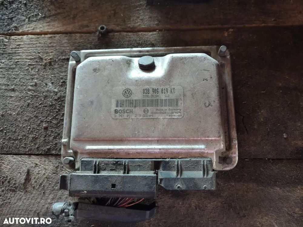 Calculator motor ECU, cod 038906019KT, 0281011219, Vw Polo (9N), Skoda Fabia 1 Seat Ibiza Cordiva 1.9 TDI - 1