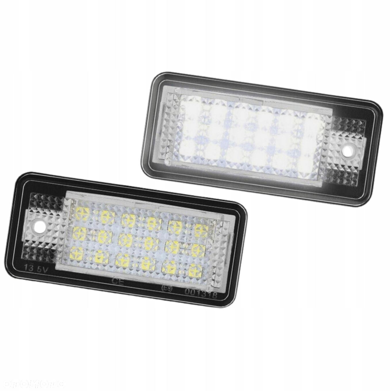 PODŚWIETLENIE TABLICY REJESTRACYJNEJ LAMPKI LED AUDI A3 A4 B6 B7 A5 A6 C6 - 1