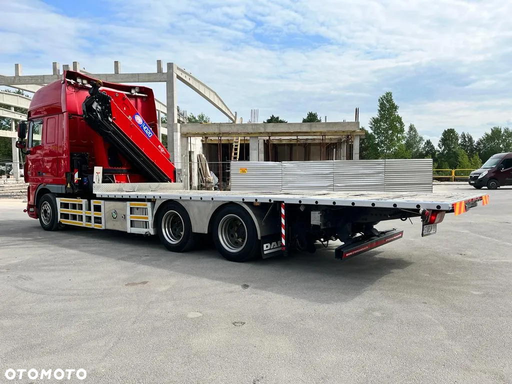 DAF XF 105 6X2 HMF 4020 HDS Żuraw Crane - 4