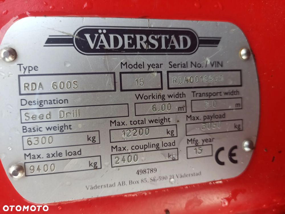 Väderstad RDA Rapid 600S - 3