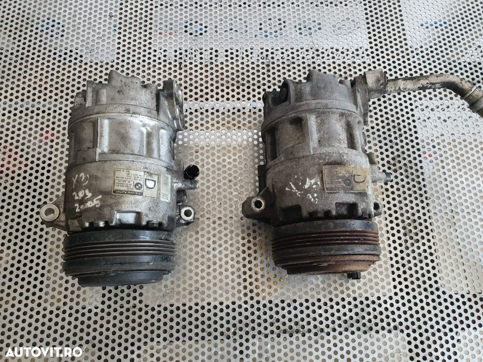 Compresor Clima BMW X3 E83 Motor 2.0 Diesel M47 Factura Si Garantie - 3