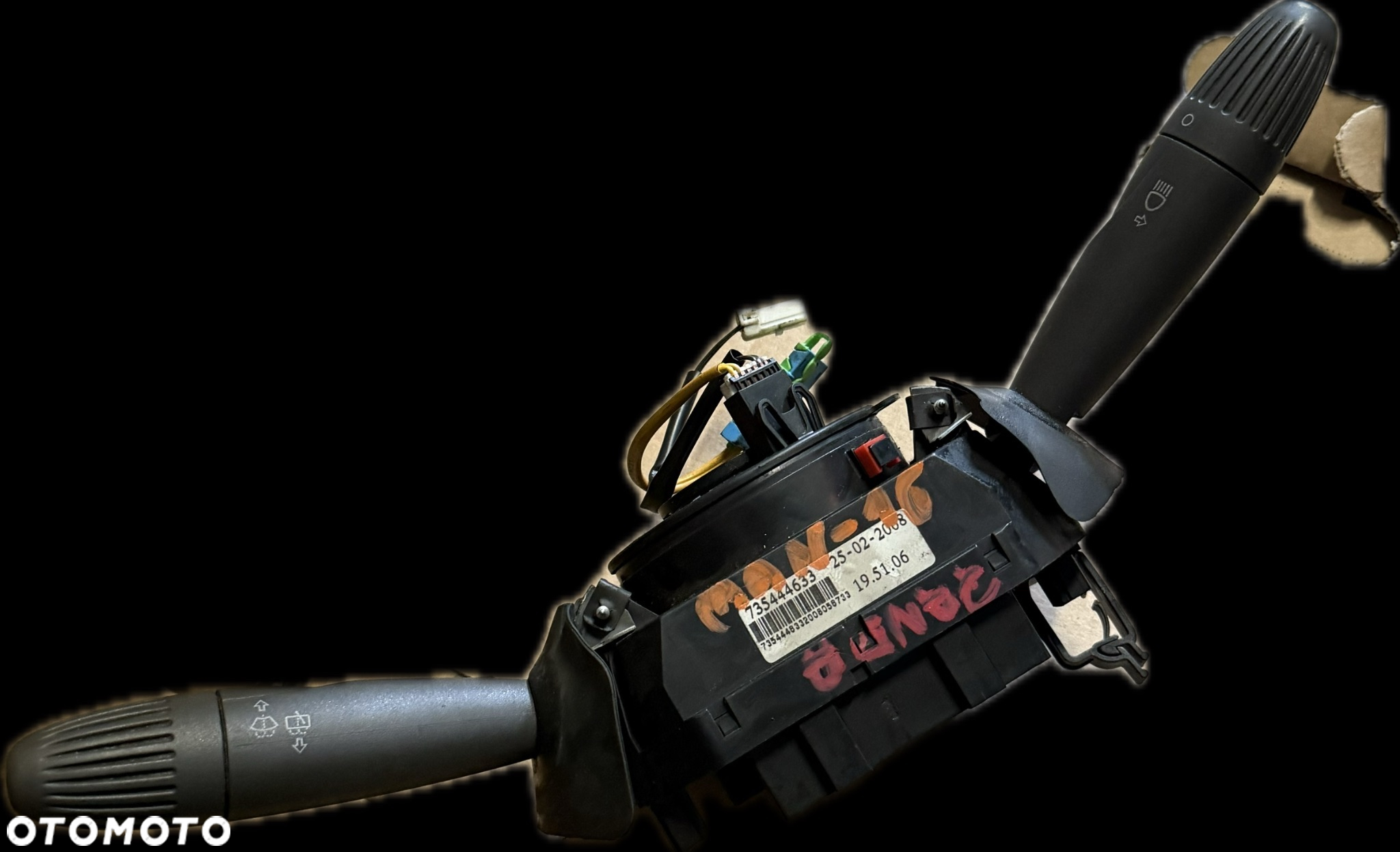 Manetka Przełącznik zespolony Taśma Airbag Fiat Panda 2 II 73544633 - 2