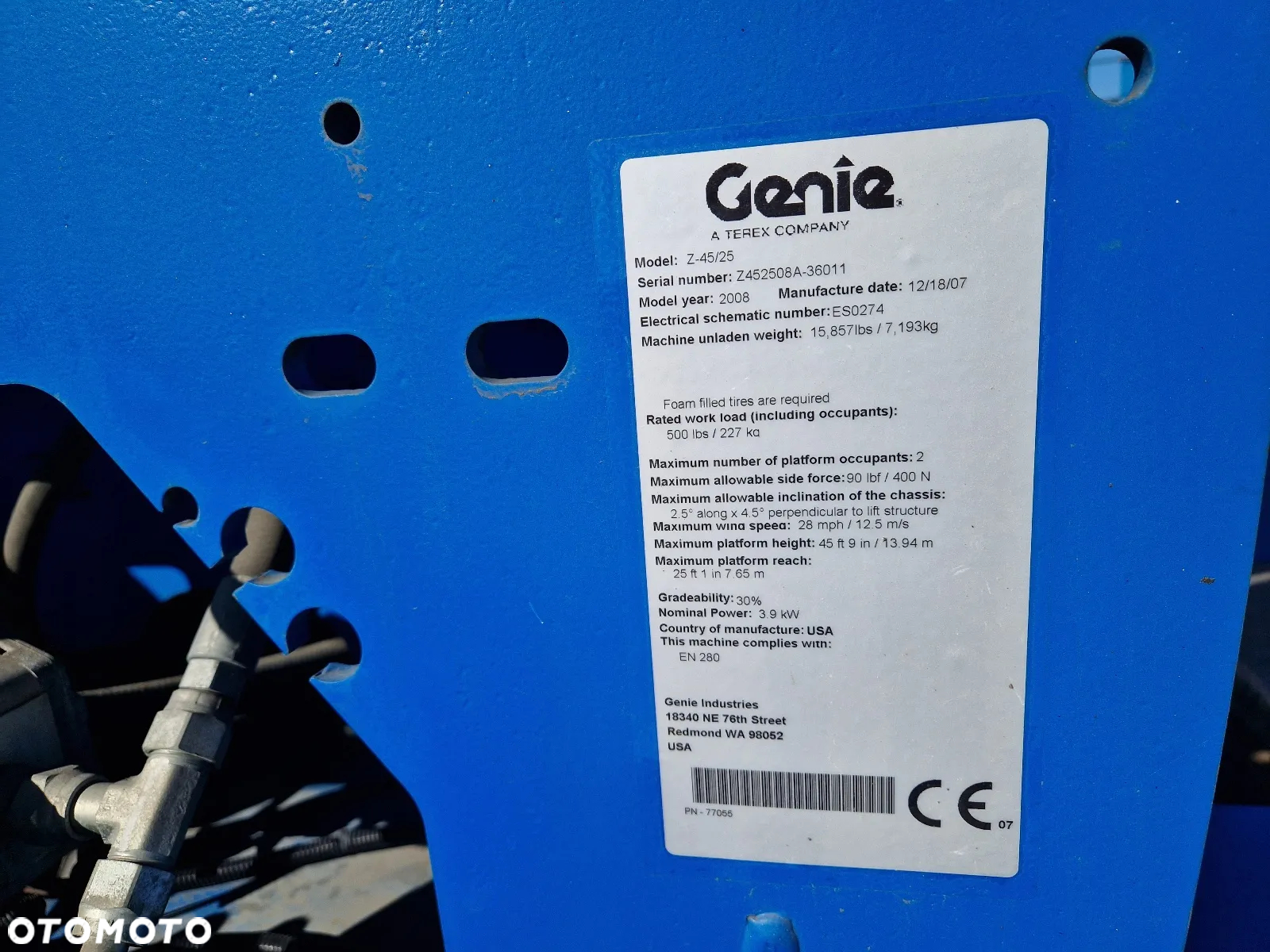 Genie Z 45/25 jak E 450 AJ R392 - 9