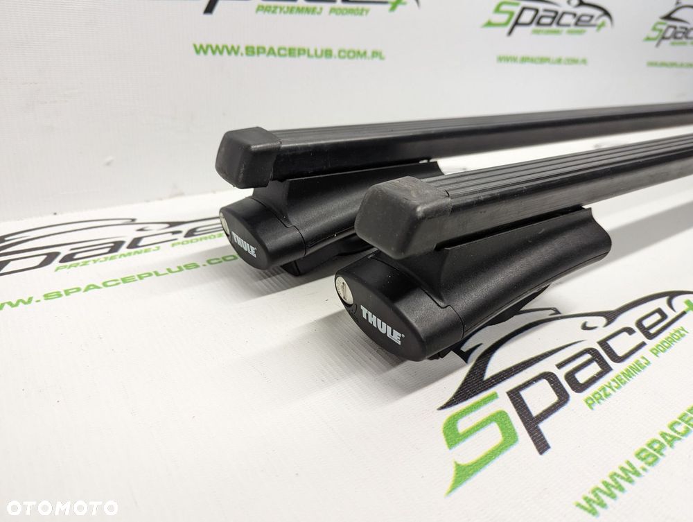 Bagażnik dachowy Thule: belki 760 + Stopy 775 Na otwarte relingi - 2
