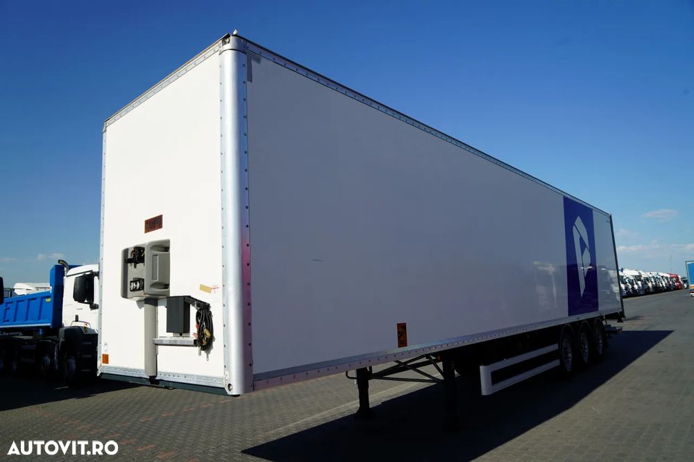 Fruehauf / SEMIREMORCĂ FURGON / STANDARD / PLATFORMĂ HIDRAULICĂ DHOLLANDIA - 1.500 KG / PODEA REZISTENTĂ (HEAVY-DUTY) / SAF / - 4