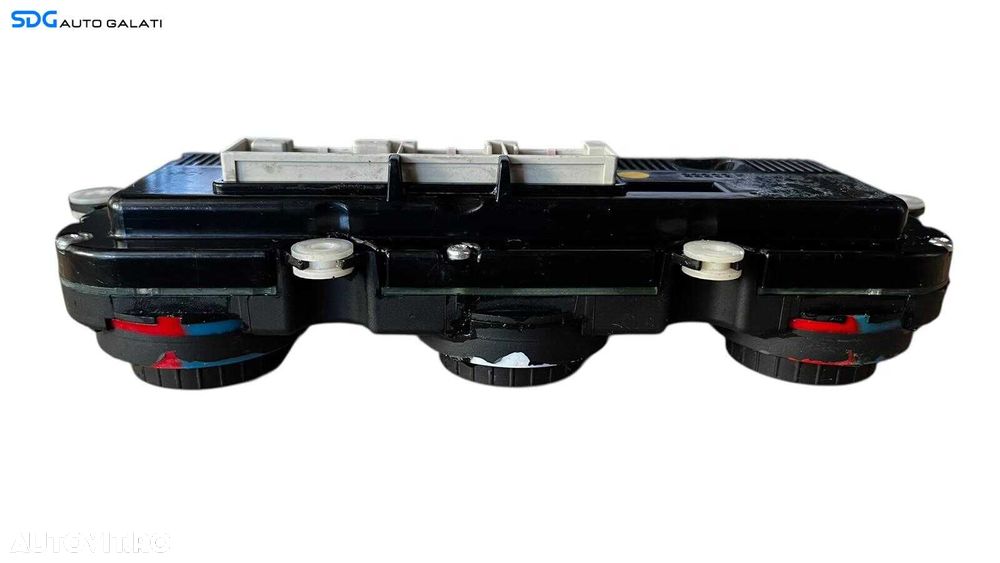 Panou Modul Unitate Comanda AC Aer Conditionat Clima Climatronic Dublu Dual Zone cu Incalzire in Scaun Scaune PENTRU PIESE Volkswagen Caddy 2003 - 2010 (Butoane Exfoliate Display Stricat) [LC0624] - 3