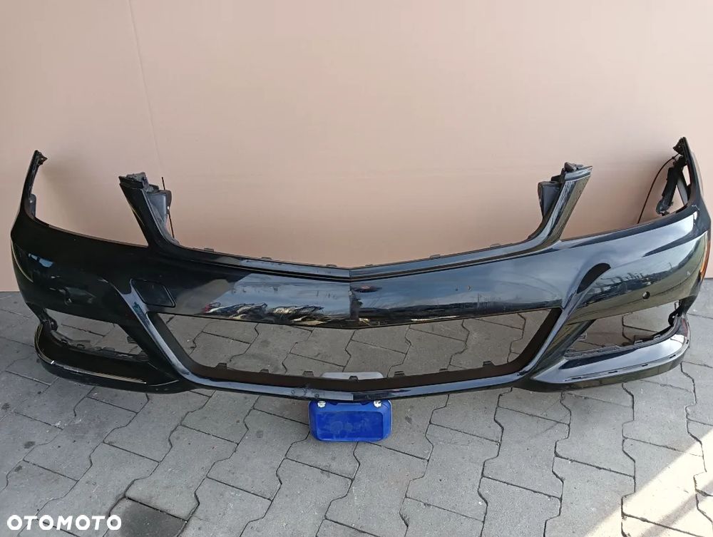 Mercedes C Klasa W204 lift ZDERZAK PRZEDNI pdc - 1