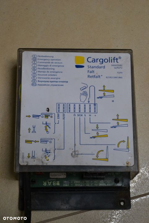 STEROWNIK PANEL STEROWANIA DO WINDY BAR CARGPLIFT BC 2000 S4