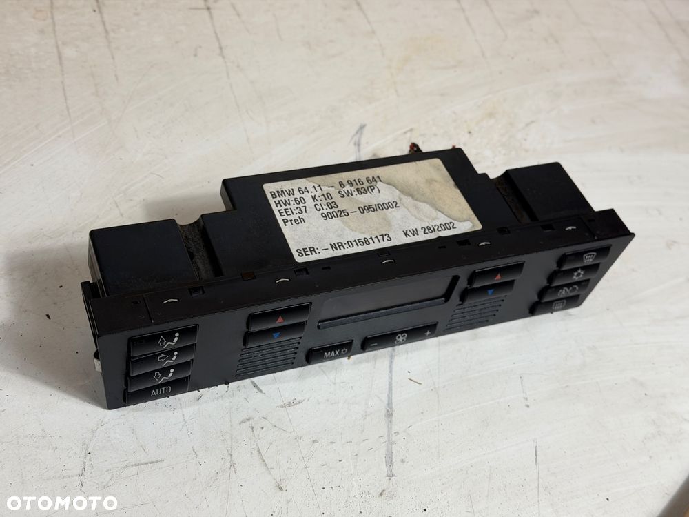Panel klimatyzacji Bmw e39 klimatronik 6916641 - 3