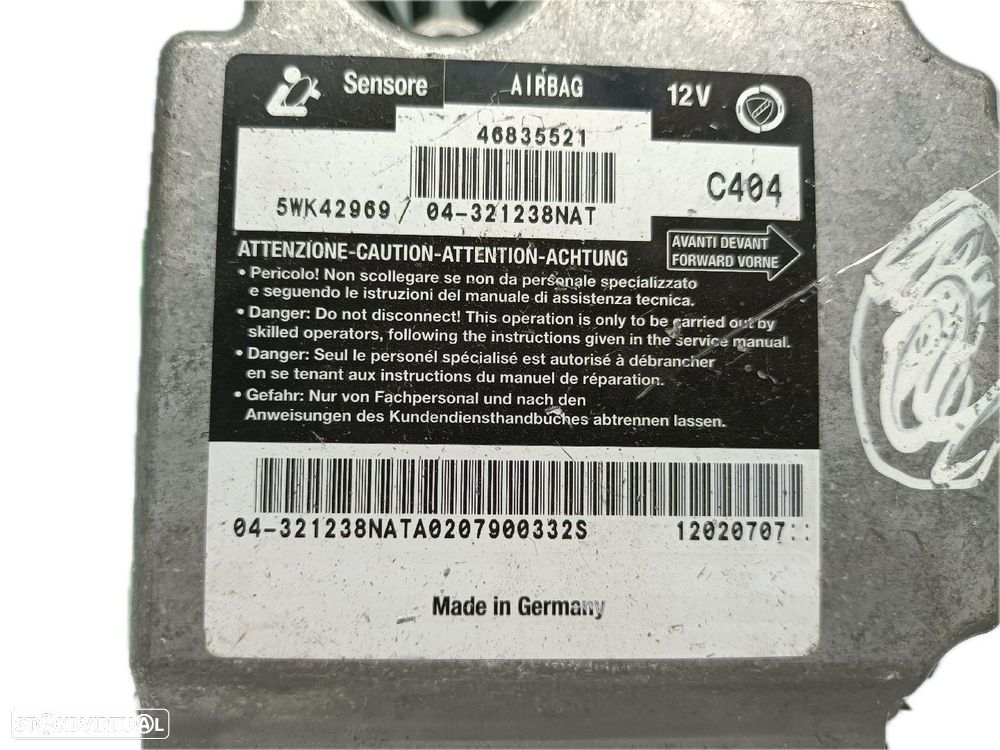 Centralina Airbags Fiat Stilo (192_) - 2