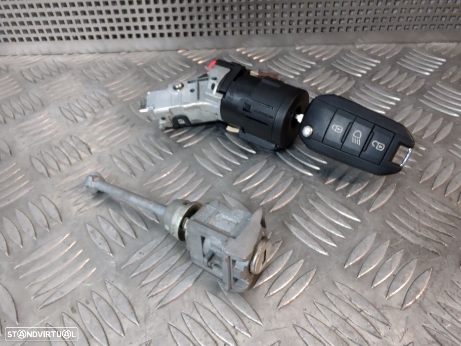 Canhão de Ignição e porta c/ Chave Peugeot 208 I (cc) 2011 a 2019 - 1