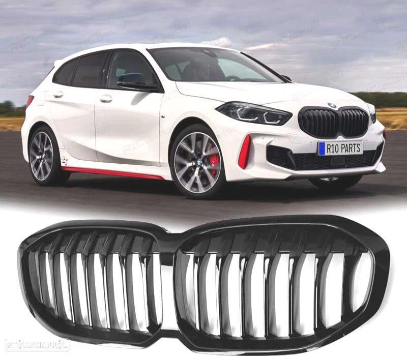GRELHA FRONTAL BMW F40 19- PRETO BRILHANTE - 1