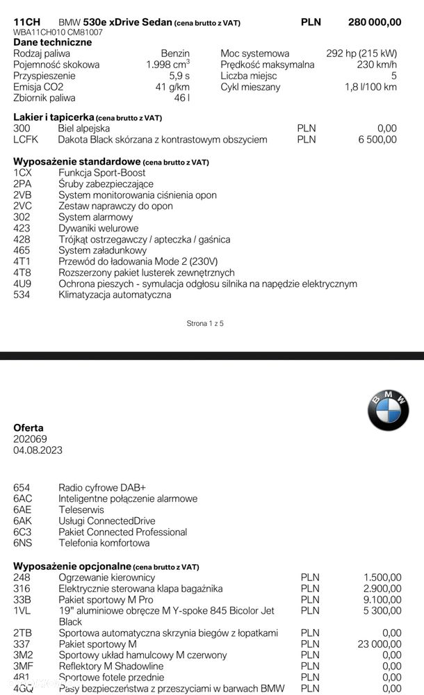 BMW Seria 5 - 7