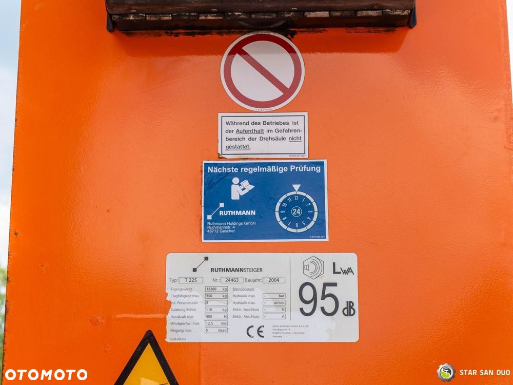 Iveco CURSOR 240 4x4 RUTHMANN T225 Podnośnik Koszowy Zwyżka - 25
