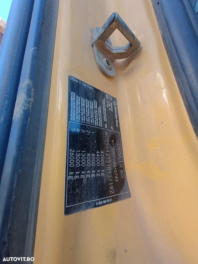 Mercedes-Benz AROCS 4145 / 8x8 / TIPPER SPATE / KH KIPPER / EURO 6 - 30