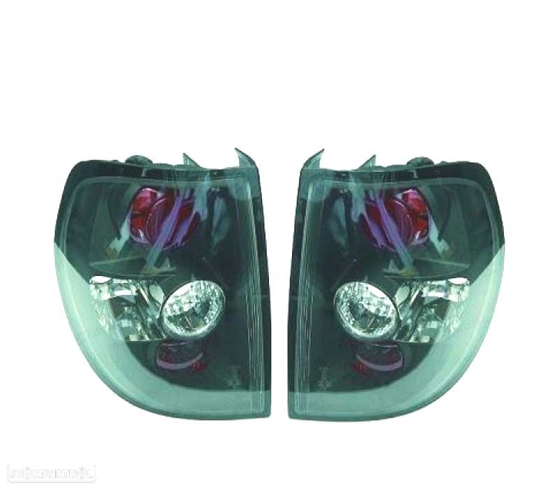 FAROLINS TRASEIROS VOLKSWAGEN VW FOX 05-11PRETOS - 1