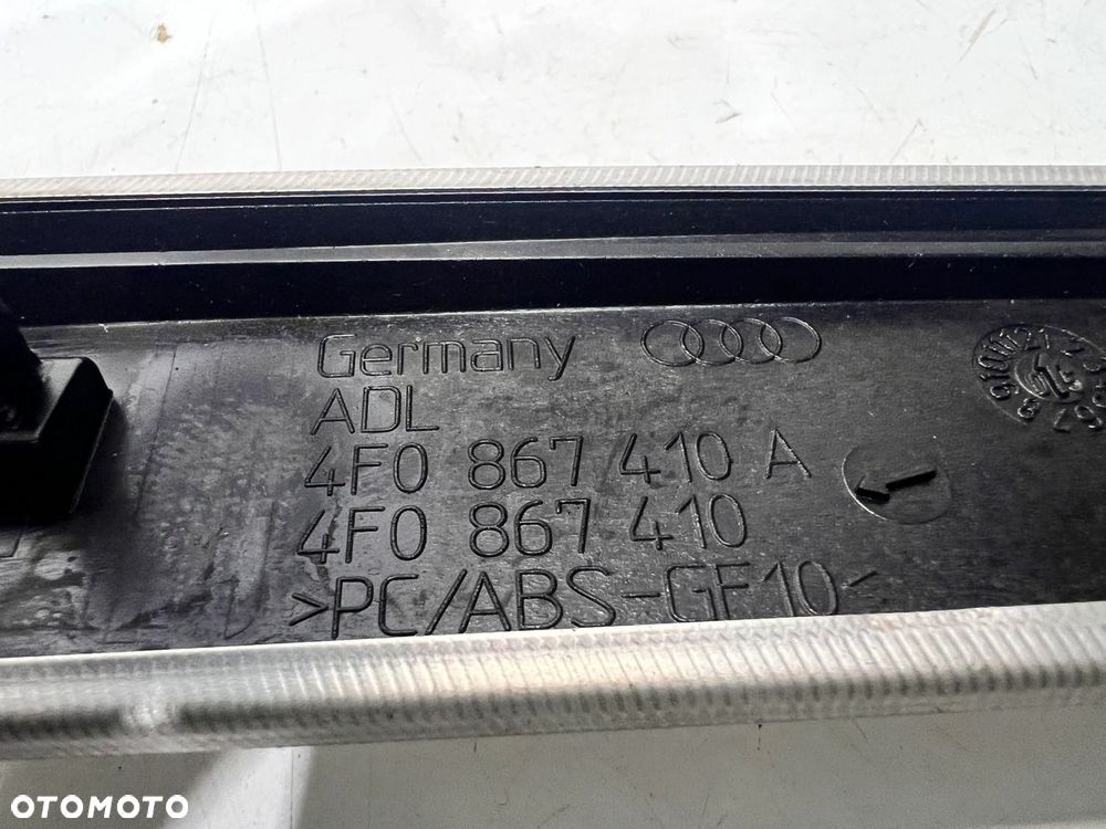 LISTWA DEKOR DRZWI PRAWY PRZÓD AUDI A6 C6 4F0867410 KOŁO - 10