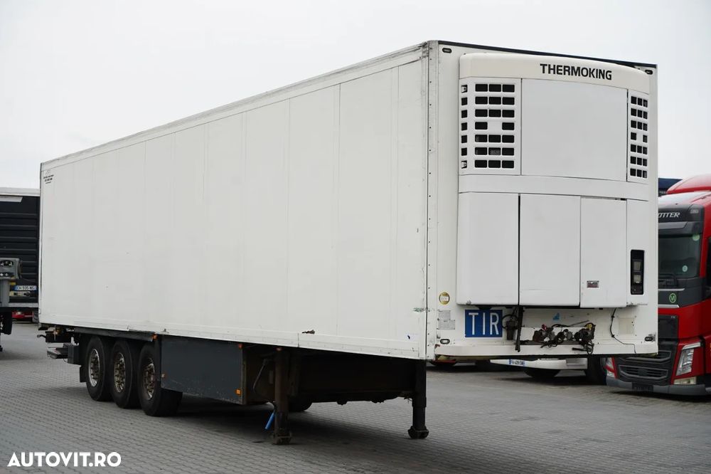 Schmitz Cargobull / REFRIGERAT / THERMO KING / DHOLLANDIA LIFT / COȘ PENTRU PALEȚI / SAF - 1
