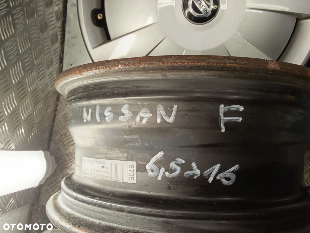 Felgi Nissan Qashqai Pulsar Juke Leaf X-Trail 6,5Jx16 et40 5x114,3 - 6