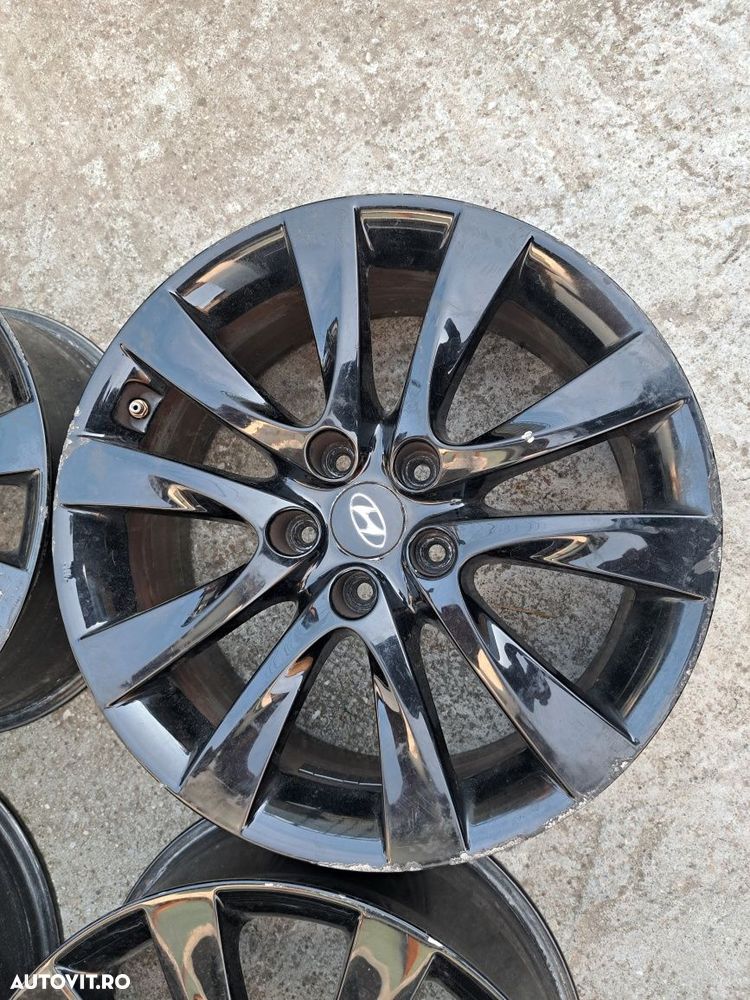 Set jante Hyundai R18 _ 5x114.3 cu senzori presiune ! - 4