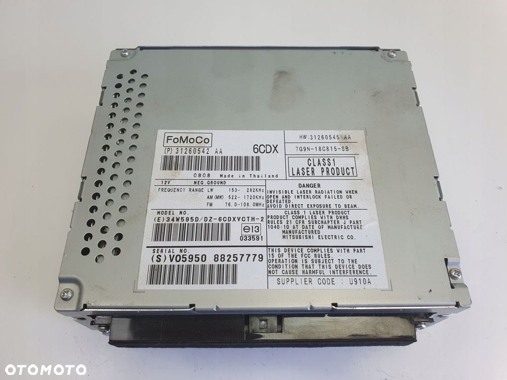 Volvo V70 III S80 II RADIO CD radioodtwarzacz CZYTNIK NAWIGACJI 31260542 - 8