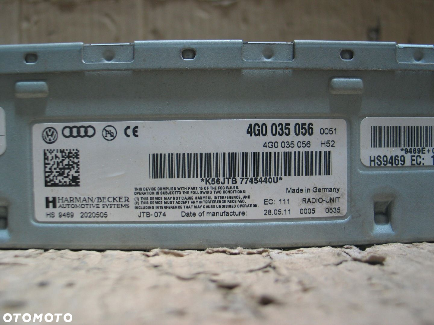 tuner radia MMI modul audi Q7 A4 B8 A7 A6 C7 Q5 4G0035056 - 6