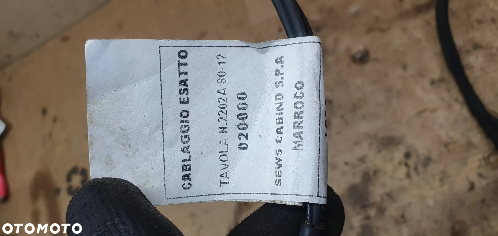 Wiązka konsoli nagrzewnicy Citroen Jumper 1385659080 - 5