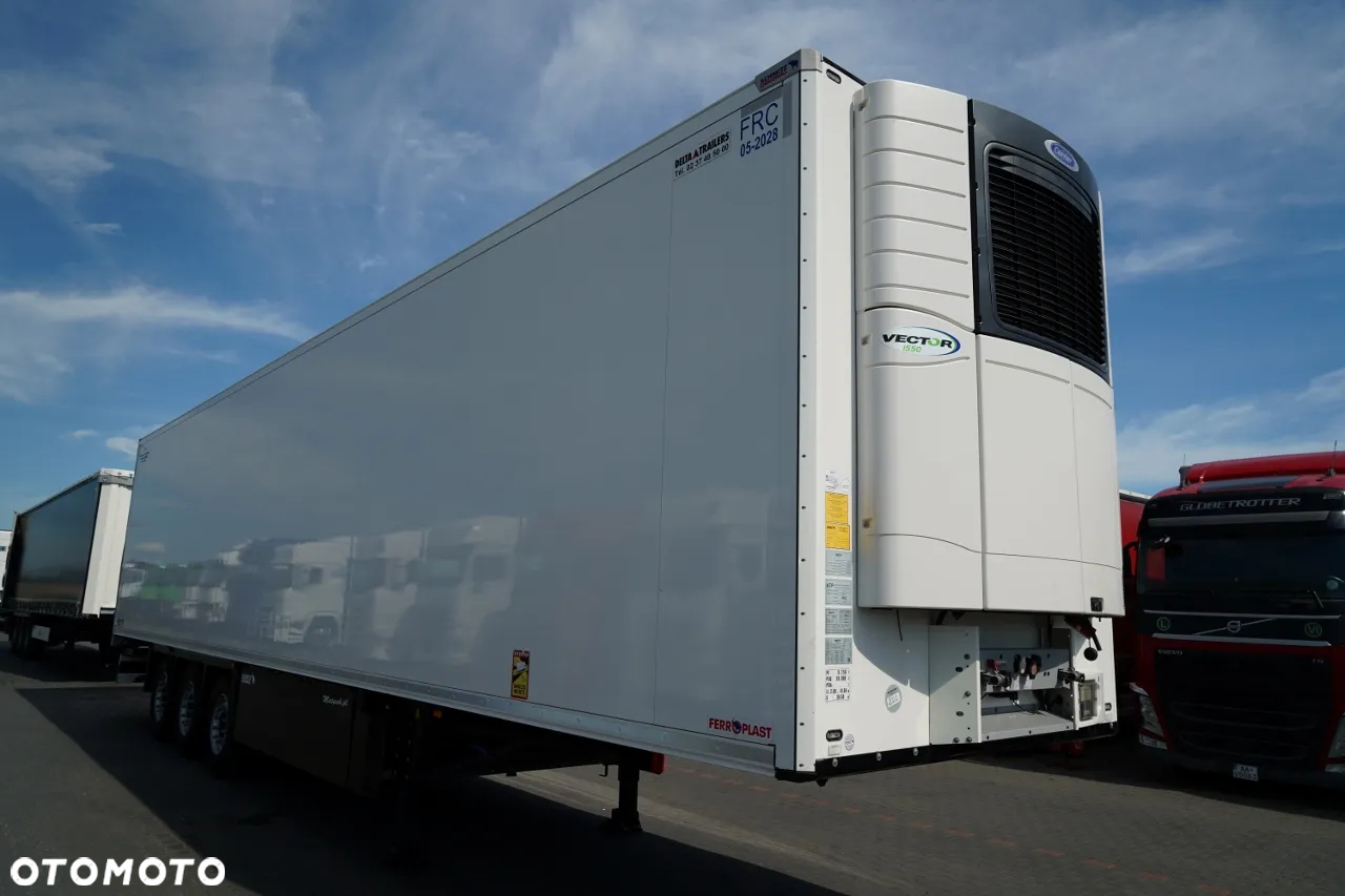 Schmitz Cargobull CHŁODNIA / CARRIER VECTOR 1550 / DOPPELSTOCK / OŚ PODNOSZONA / KOSZ NA PALETY / 2022 ROK - 7