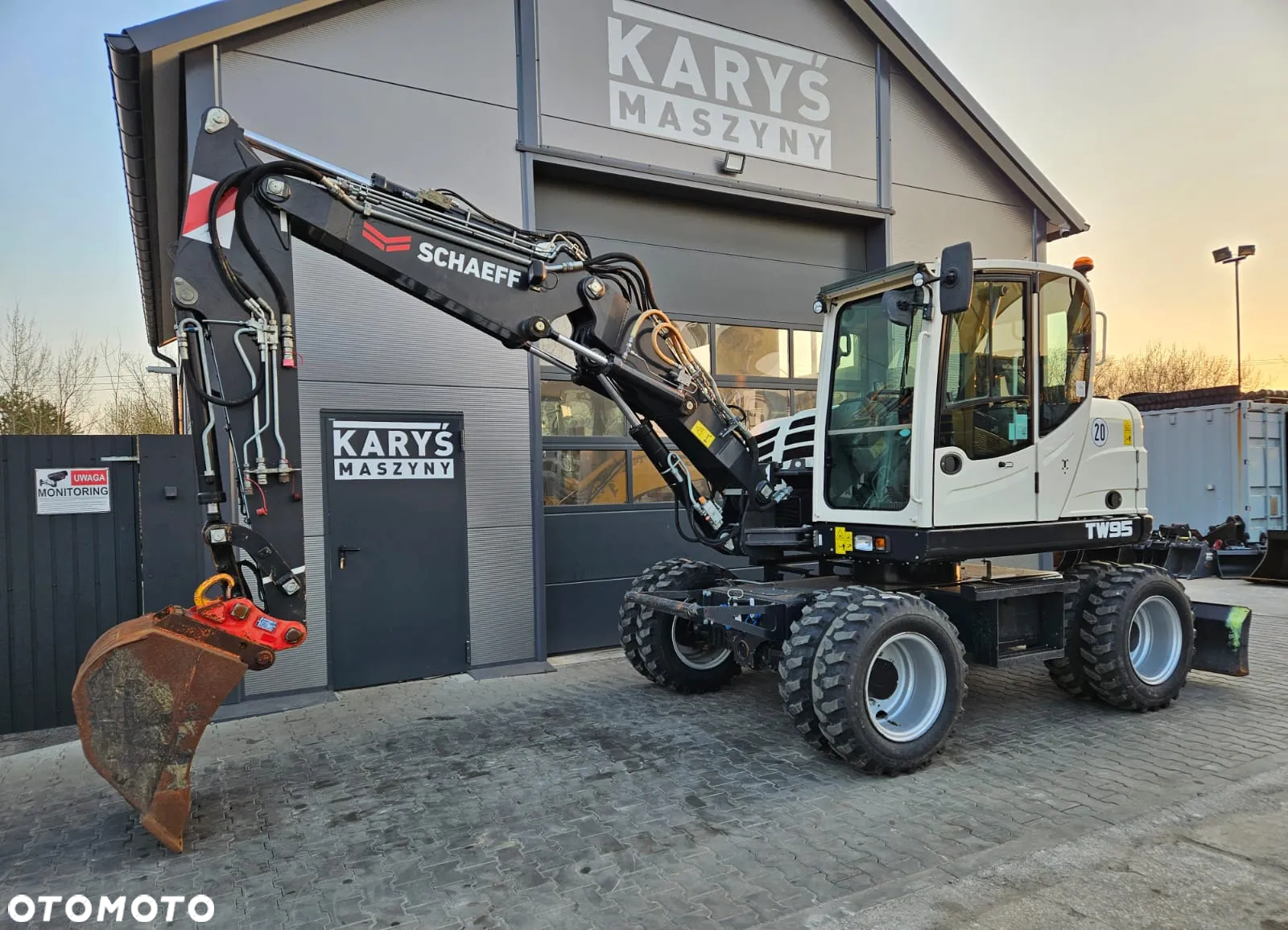 Terex KOPARKA KOŁOWA SCHAEFF TW95 TW 95 110 85  TEREX YANMAR 2019R 5000 MTG - 17