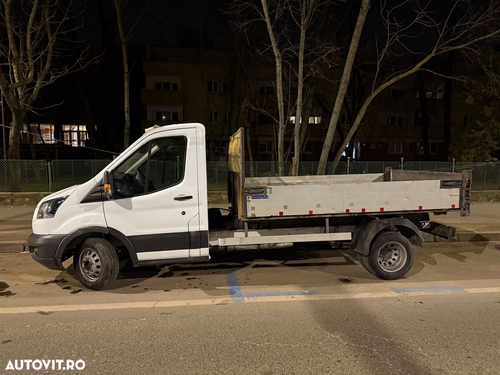 Ford Transit L3 2019 Basculabil Punte Dubla Unic Proprietar de noua Km Reali Istoric Service Kit Distribuție nou kit ambreiaj nou Camioneta Bena Tranzit Basculare Basculanta pick up NU Iveco Mercedes VW Daily Peugeot Fiat Boxer Opel Renault 35c 65c - 2