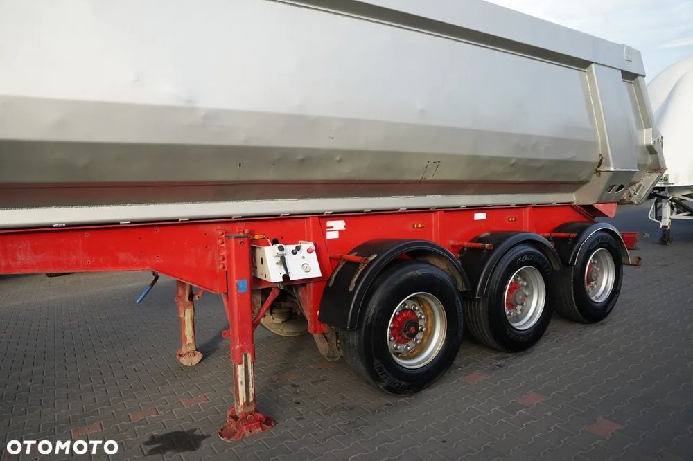 Feber Inter Cars WYWROTKA 29 M3 / ALUMINIOWA  / RYNNA / OŚ PODNOSZONA / SAF - 10