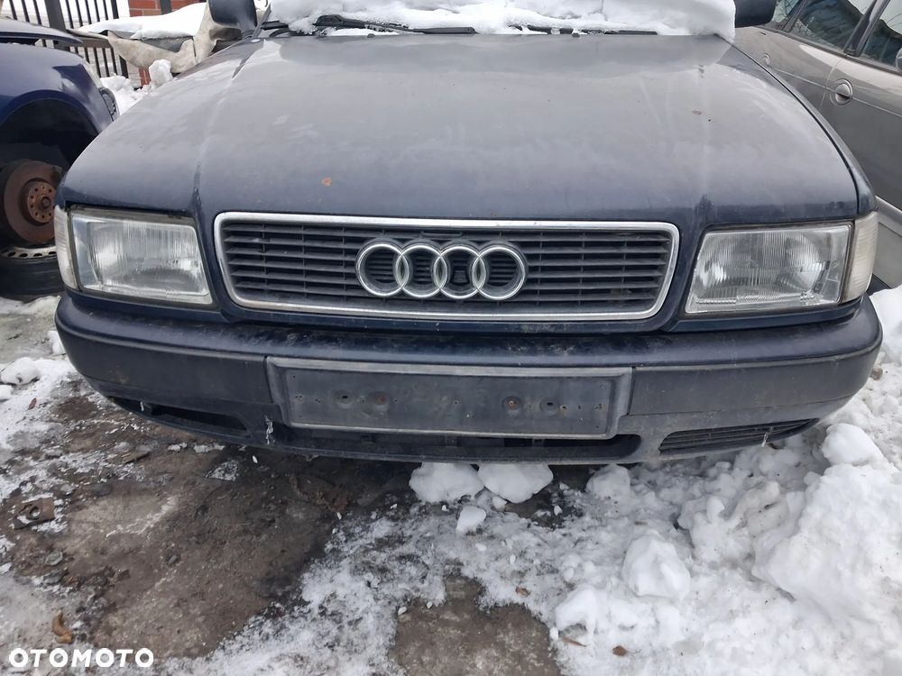 Przód kompletny Audi 80 B4 2.0 Benzyna zderzak maska lampa błotnik atrapa grill chłodnica pas przedni wzmocnienie czołowe KOMPLET OKAZJA - 2