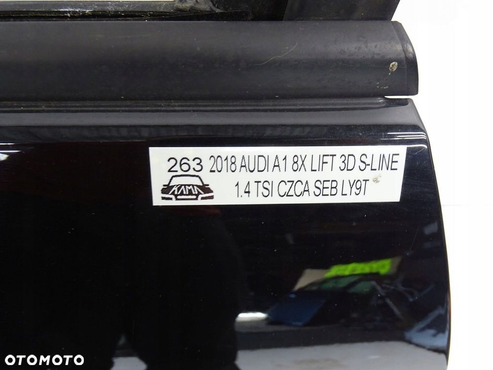 DRZWI LEWE LEWY PRZÓD AUDI A1 8X LIFT 3D HB LY9T - 14