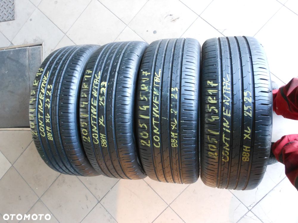 Opony 205/45r17 continental eco contact 6  lato komplet 6mm - 1