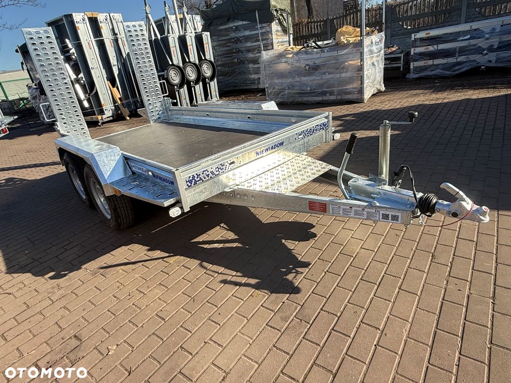 Niewiadów Przyczepa do przewozu sprzętu budowlanego Niewiadów K3027 Najazdy 305x155 cm pod minikoparke walec dostawa pod dom - 8