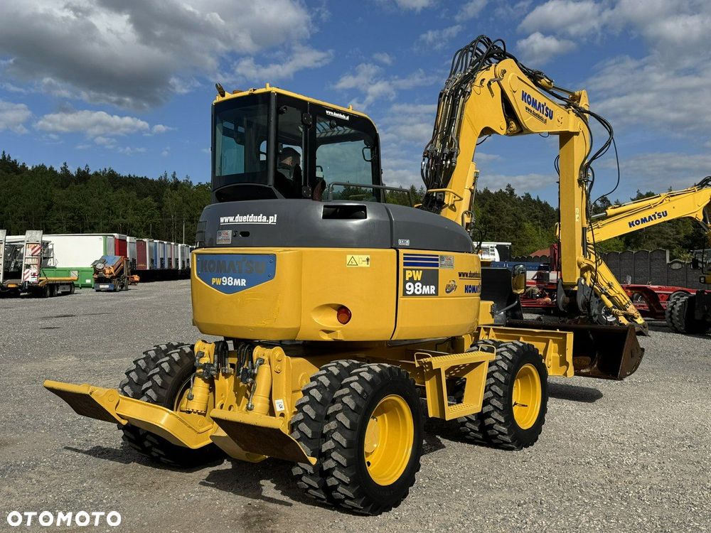 Komatsu PW 98 MR 8 Pług + Podpory 10ton Szybkozłącze - 18