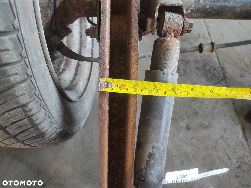 OŚ BELKA ZAWIESZENIA TYŁ KOŁA IDEALNA NA PRZYCZEPKĘ DAEWOO MATIZ ID: 238973 - 8