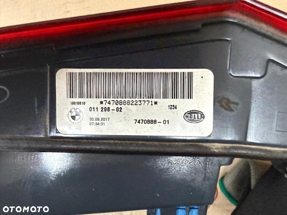 BMW X5 F15 M PAKIET 13-18 LAMPA PRAWA TYŁ W KLAPĘ 7470888 - 4